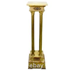 Column Napoleon III Onyx Partitioned And Bronze Gilt Era Xixth