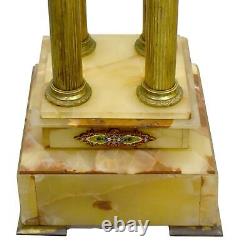 Column Napoleon III Onyx Partitioned And Bronze Gilt Era Xixth