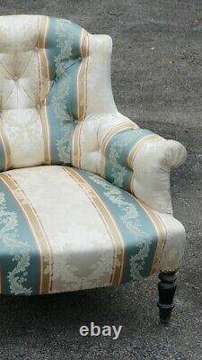 Comfortable Chair Padded Napoleon Iii, 19th Century