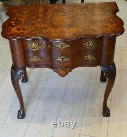 Commode Sautier Formant Console In Dutch Marquetry, Era Xixth