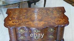 Commode Sautier Formant Console In Dutch Marquetry, Era Xixth