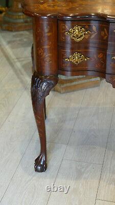 Commode Sautier Formant Console In Dutch Marquetry, Era Xixth