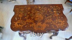 Commode Sautier Formant Console In Dutch Marquetry, Era Xixth