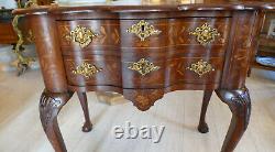 Commode Sautier Formant Console In Dutch Marquetry, Era Xixth