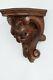 Console Walnut Wall Lamp Carved Lion, Nineteenth Time