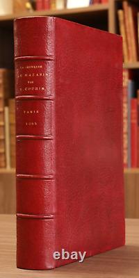Cousin (Victor) The Youth of Mazarin 1865 First Edition Red Morocco of the Time