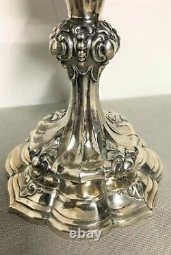 Covered silver cup, 19th century