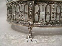 Crystal Cut And Silver Silversmith Boin-taburet Era Late Nineteenth Century
