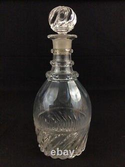 Crystal carafe from the 19th century Restoration / Louis Philippe era