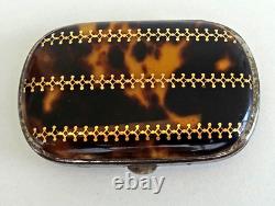 Dance card + coin purse, tortoiseshell and 14K gold, Napoleon III period, 19th century