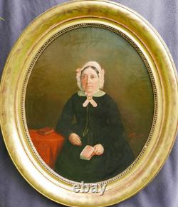 Darjou Portrait of a Woman, Second Empire Period, Oil on Canvas, 19th Century, Signed