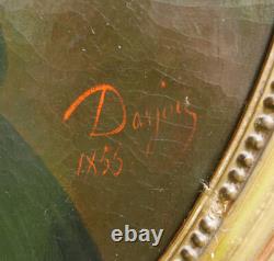 Darjou Portrait of a Woman, Second Empire Period, Oil on Canvas, 19th Century, Signed Darjou Portrait of a Woman, Second Empire Period, Oil on Canvas, 19th Century, Signed