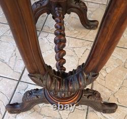 Davenport Desk in Marquetry Walnut Victorian Era