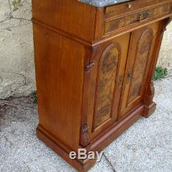 Dentist Cabinet Cylinder Walnut Era XIX