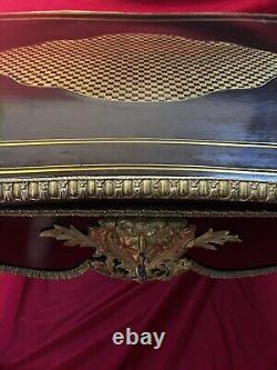 Desk Table from the Napoleon III Period, Gilded Bronze, 19th Century.