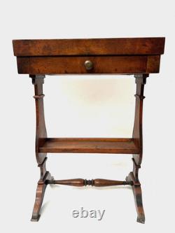 Directoire Period Work Table in Solid Walnut 19th Century