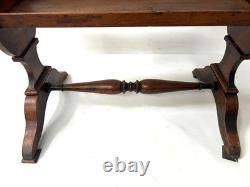 Directoire Period Work Table in Solid Walnut 19th Century