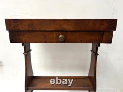 Directoire Period Work Table in Solid Walnut 19th Century