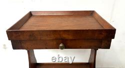 Directoire Period Work Table in Solid Walnut 19th Century