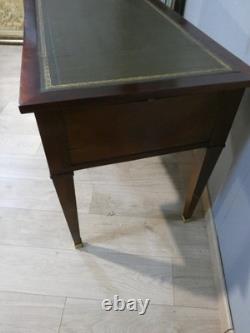 Directoire flat desk in mahogany and veneer, early 19th century