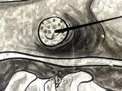 Doctor Auzoux / Educational Poster Parasitology Flies 19th Century Medicine