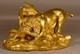 Dog And Duck, Animal Bronze Sculpture, Late 19th Century