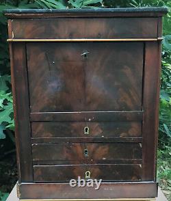 Doll's furniture: small 19th century secretary desk