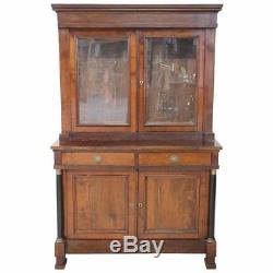 Double Antique Buffet Cherry Wood, Empire 1800 Sec XIX