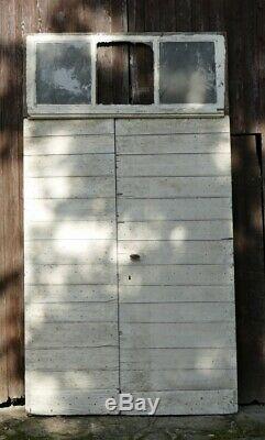 Double Door Entry Wooden Studded With Transom, Then End Xviii, XIX