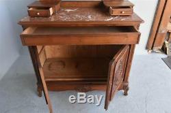 Dressing Table Louis XV Style Walnut Nineteenth Time