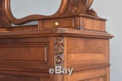 Dressing Table Louis XV Style Walnut Nineteenth Time