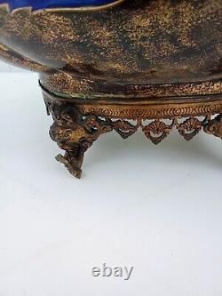 Earthenware Planter Signed Edouard Gilles 19th Century Period