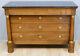 Empire Period Commode In Solid Walnut With Black Marble Top, Early 19th Century