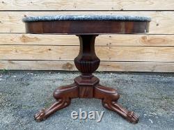 Empire Period Gueridon XIX Century Napoleon Marble Center Table Castle