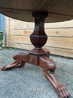 Empire Period Gueridon XIX Century Napoleon Marble Center Table Castle