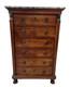Empire Period Mahogany And Veneer Chest Of Drawers 19th Century