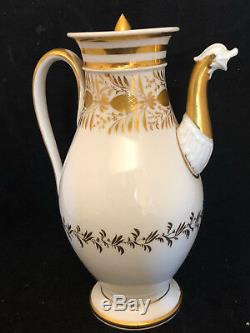 Empire Period Porcelain Vase Paris Early Nineteenth Century Golden