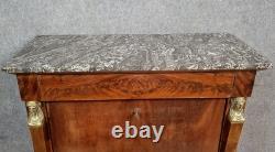 Empire Period Secretary in Mahogany, Early 19th Century