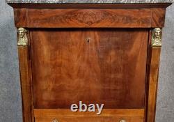 Empire Period Secretary in Mahogany, Early 19th Century