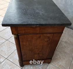 Empire Period Walnut Burl Commode