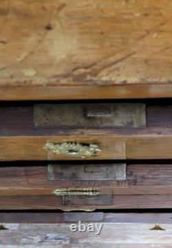 Empire Period Walnut Lady's Commode / Early 19th Century