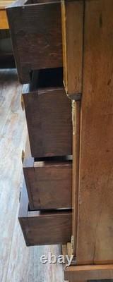 Empire Period Walnut Lady's Commode / Early 19th Century