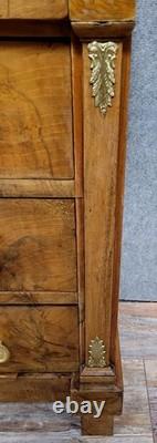 Empire Period Walnut Lady's Commode / Early 19th Century