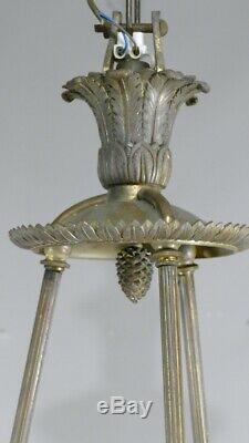 Empire Style Chandelier For Eagles Gilt Bronze And Green Sheet, Time XIX