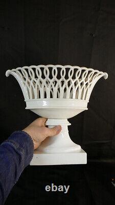 Empire Style Cup White Porcelain Openwork, Era Xixth