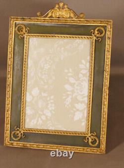 Empire Style Gilt and Patinated Bronze Photo Frame, Late 19th Century