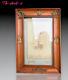 Empire Style Photo Frame Mahogany + Gilded Brass Late 19th Century