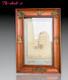Empire Style Photo Frame Mahogany + Gilded Brass Late 19th Century