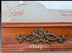 Empire Style Photo Frame Mahogany + Gilded Brass Late 19th Century