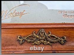 Empire Style Photo Frame Mahogany + Gilded Brass Late 19th Century